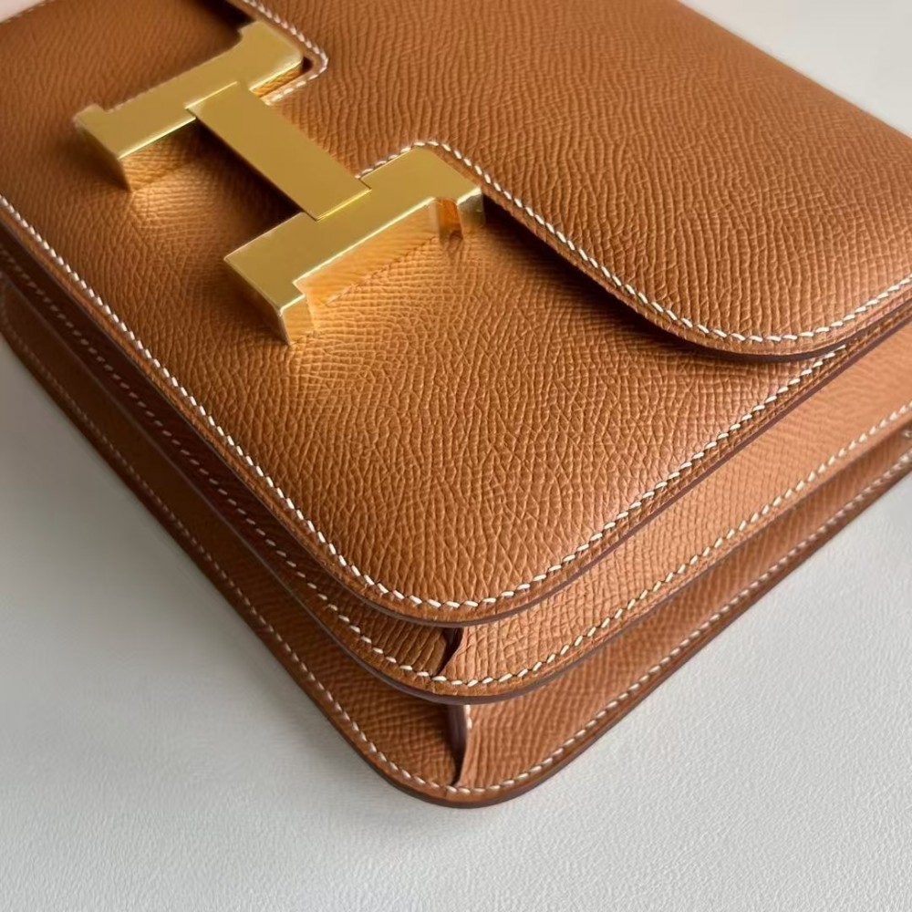 Hemmes Constance Elan Gold Epsom Gold Hardware