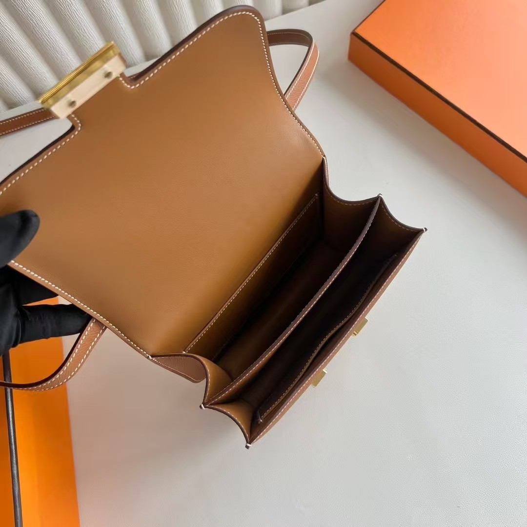 Hemmes Constance Elan Gold Epsom Gold Hardware