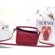 LOEWE Calfskin Mini Puzzle Bag Raspberry