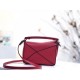 LOEWE Calfskin Mini Puzzle Bag Raspberry