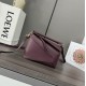 LOEWE Mini Puzzle bag in smooth calfskin Red