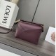 LOEWE Mini Puzzle bag in smooth calfskin Red
