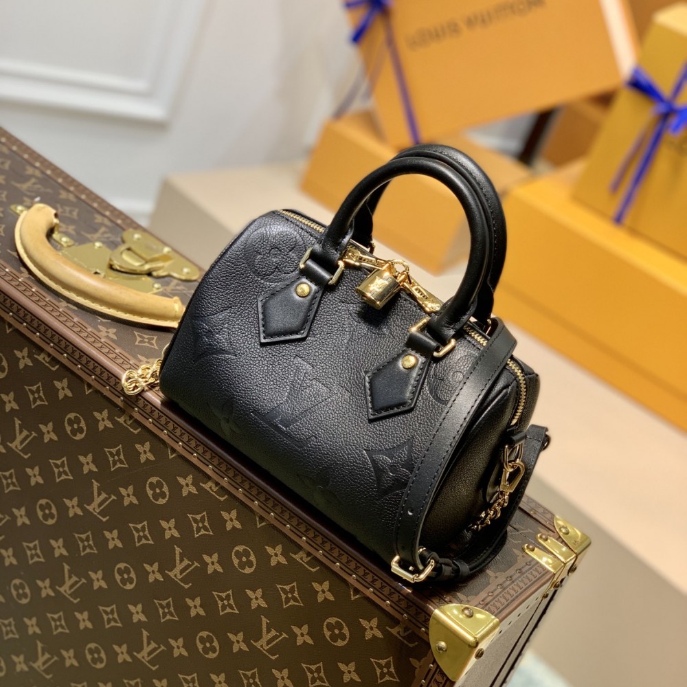 LOUIS VUITTON Speedy Bandoulière 20 Mastic Other Monogram Canvas Black