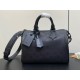 LV Speedy P9 Bandouliere 30 Black Calfskin