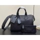 LV Speedy P9 Bandouliere 30 Black Calfskin
