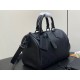 LV Speedy P9 Bandouliere 30 Black Calfskin