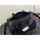 LV Speedy P9 Bandouliere 30 Black Calfskin