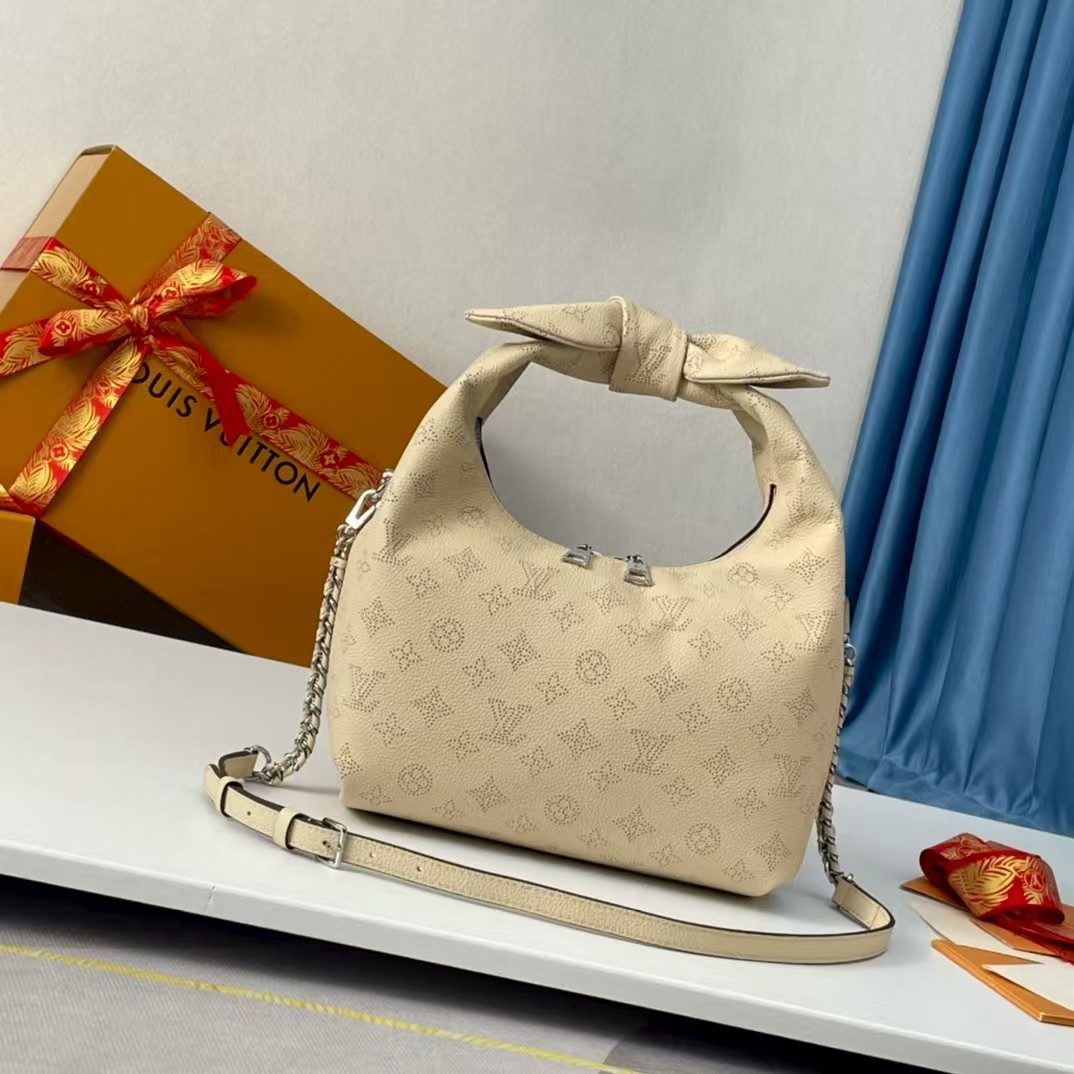 LOUIS VUITTON  Why Knot Pm Baguette Bag - Beige