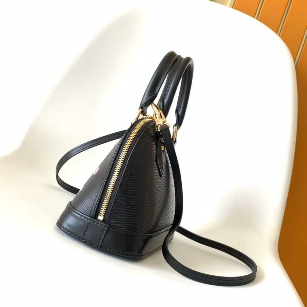 LOUIS VUITTON LVx TM Alma BB Epi Leather Women Bags Black
