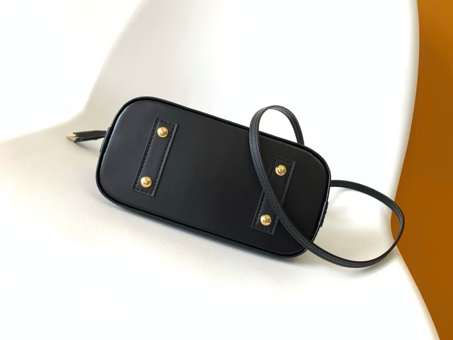 LOUIS VUITTON LVx TM Alma BB Epi Leather Women Bags Black