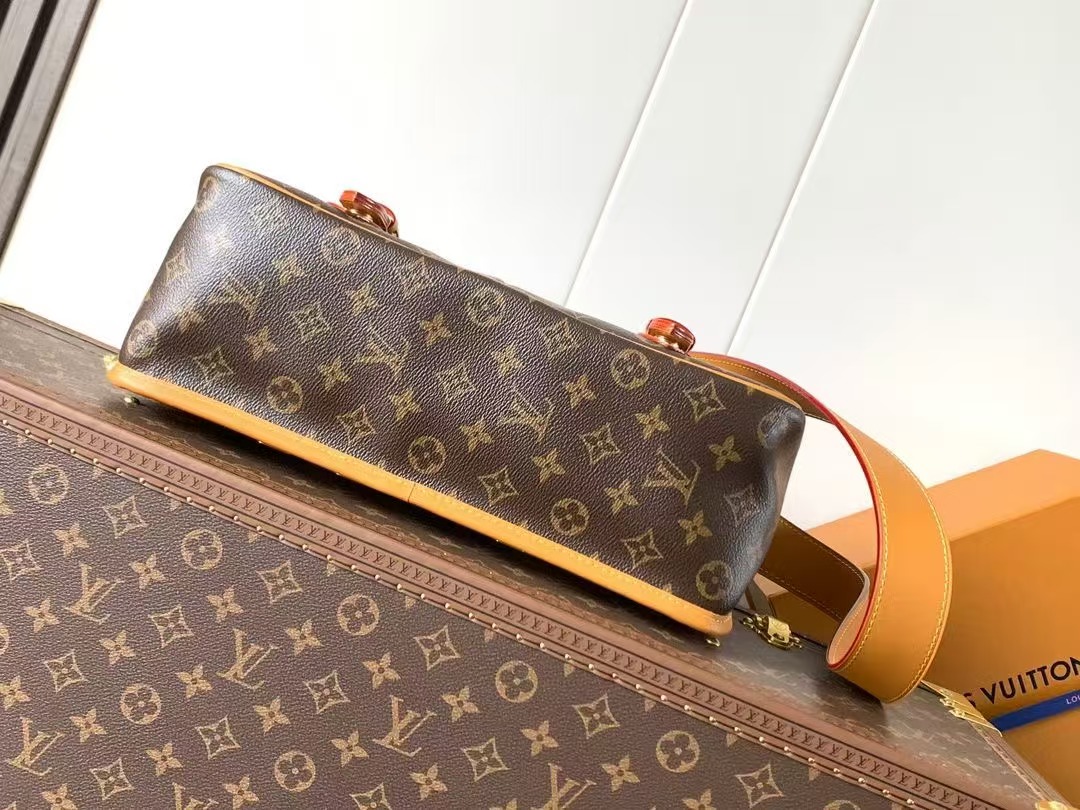 Louis Vuitton Monogram Satchel Messenger Bag