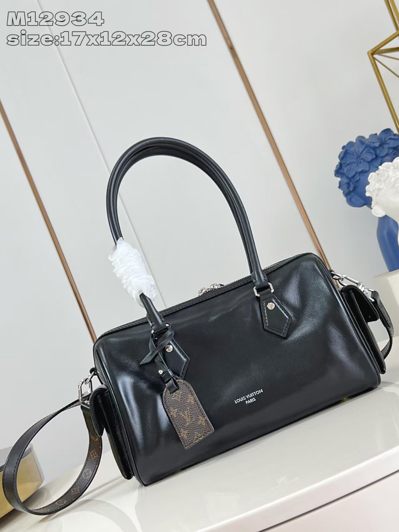 Louis Vuitton Speedy Cargo Vibe Handbag Black