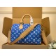 LV Speedy P9 Bandouliere 30 Dark Blue Calfskin