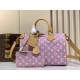LV Speedy P9 Bandouliere 30 Pink Calfskin