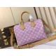 LV Speedy P9 Bandouliere 30 Pink Calfskin