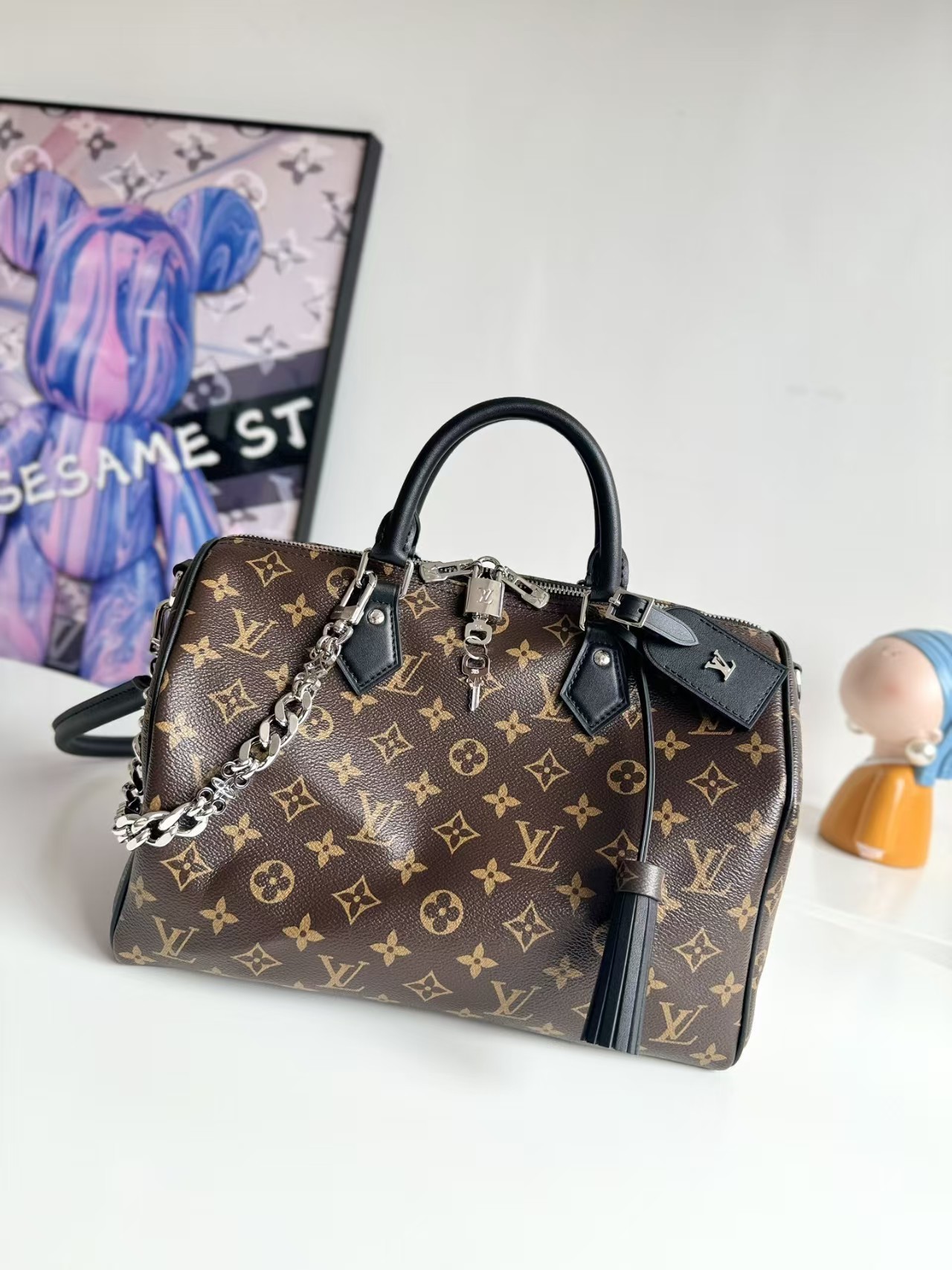 Louis Vuitton LV MonogramSpeedy Soft Dark 30
