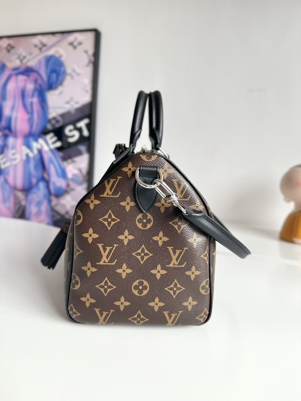 Louis Vuitton LV MonogramSpeedy Soft Dark 30