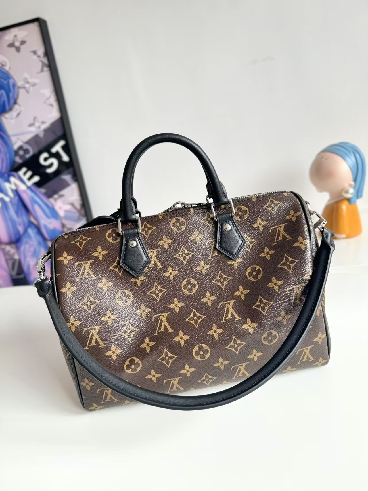 Louis Vuitton LV MonogramSpeedy Soft Dark 30