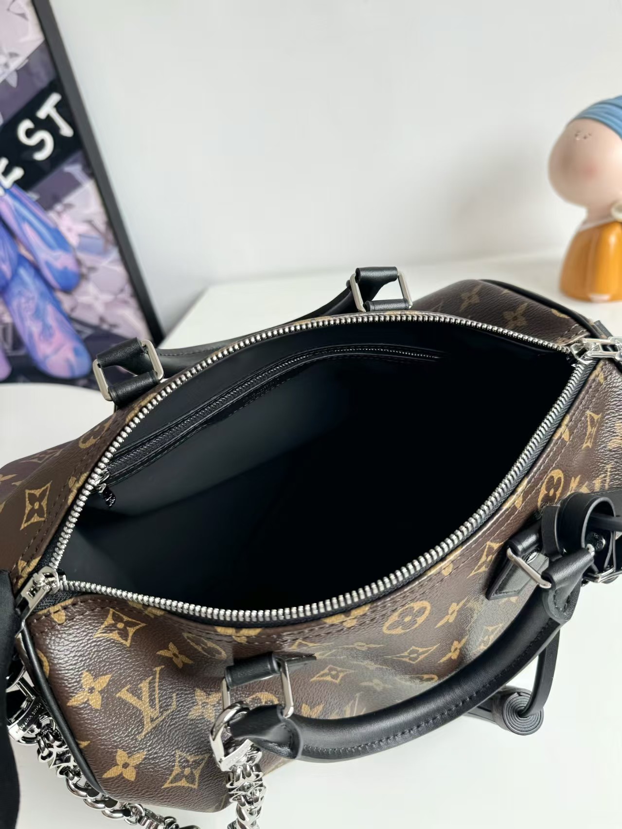 Louis Vuitton LV MonogramSpeedy Soft Dark 30