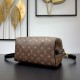 Louis Vuitton Speedy 25 monogram with black leather