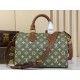 LV Speedy P9 Bandouliere 30 Green Sancha Calfskin