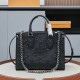 Louis Vuitton Calfskin Monogra Bold Onthego PM Black