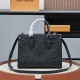 Louis Vuitton Calfskin Monogra Bold Onthego PM Black