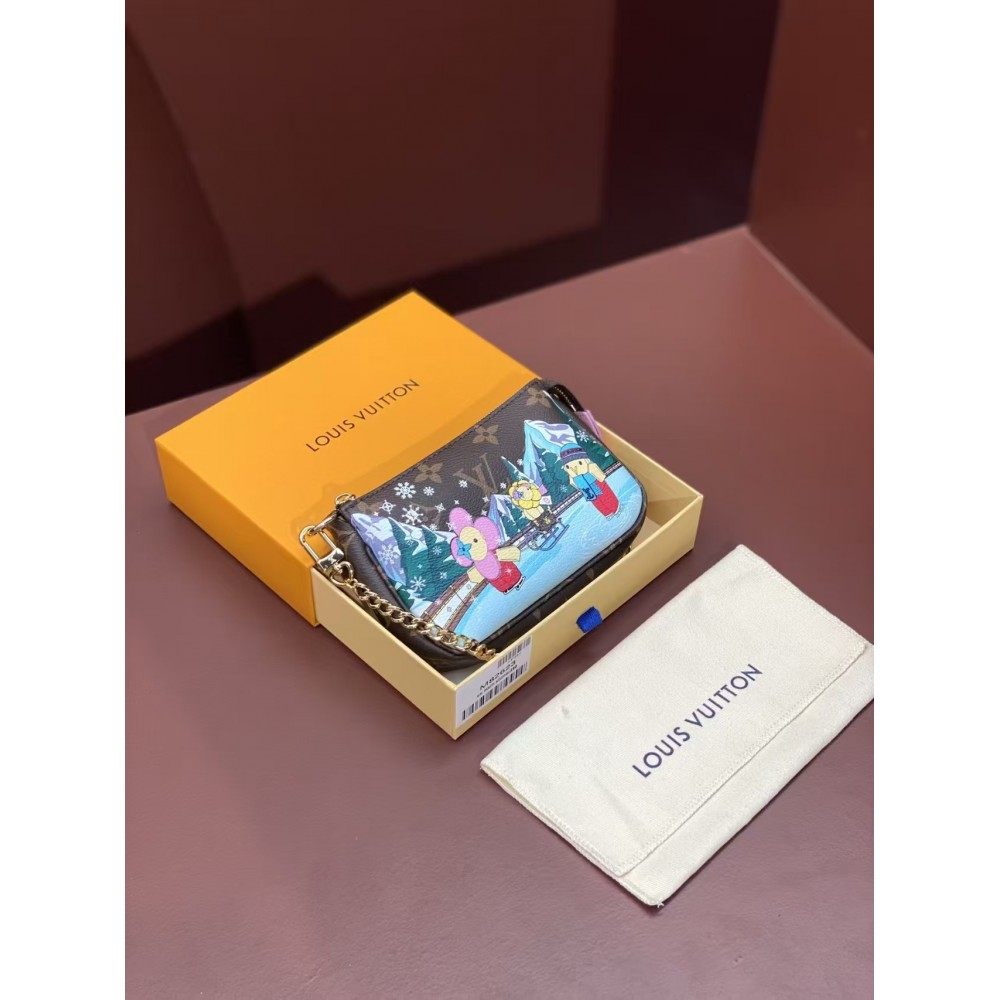 Louis Vuitton Mini Pochette Accessoires Monogram/Pink