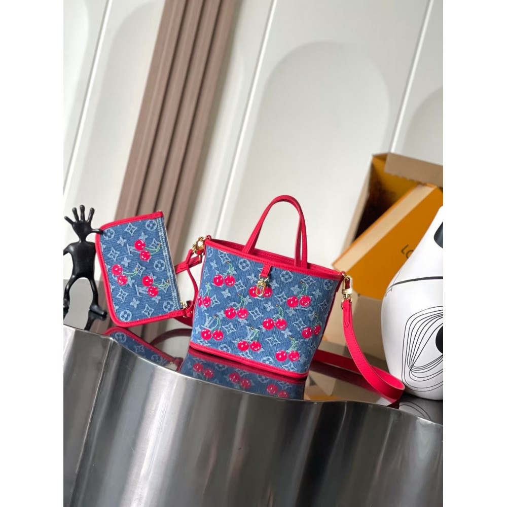 Louis Vuitton x Takashi Murakami Neverfull Inside Out BB Bag 