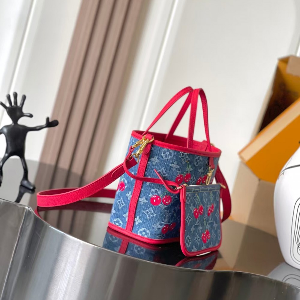 Louis Vuitton x Takashi Murakami Neverfull Inside Out BB Bag 