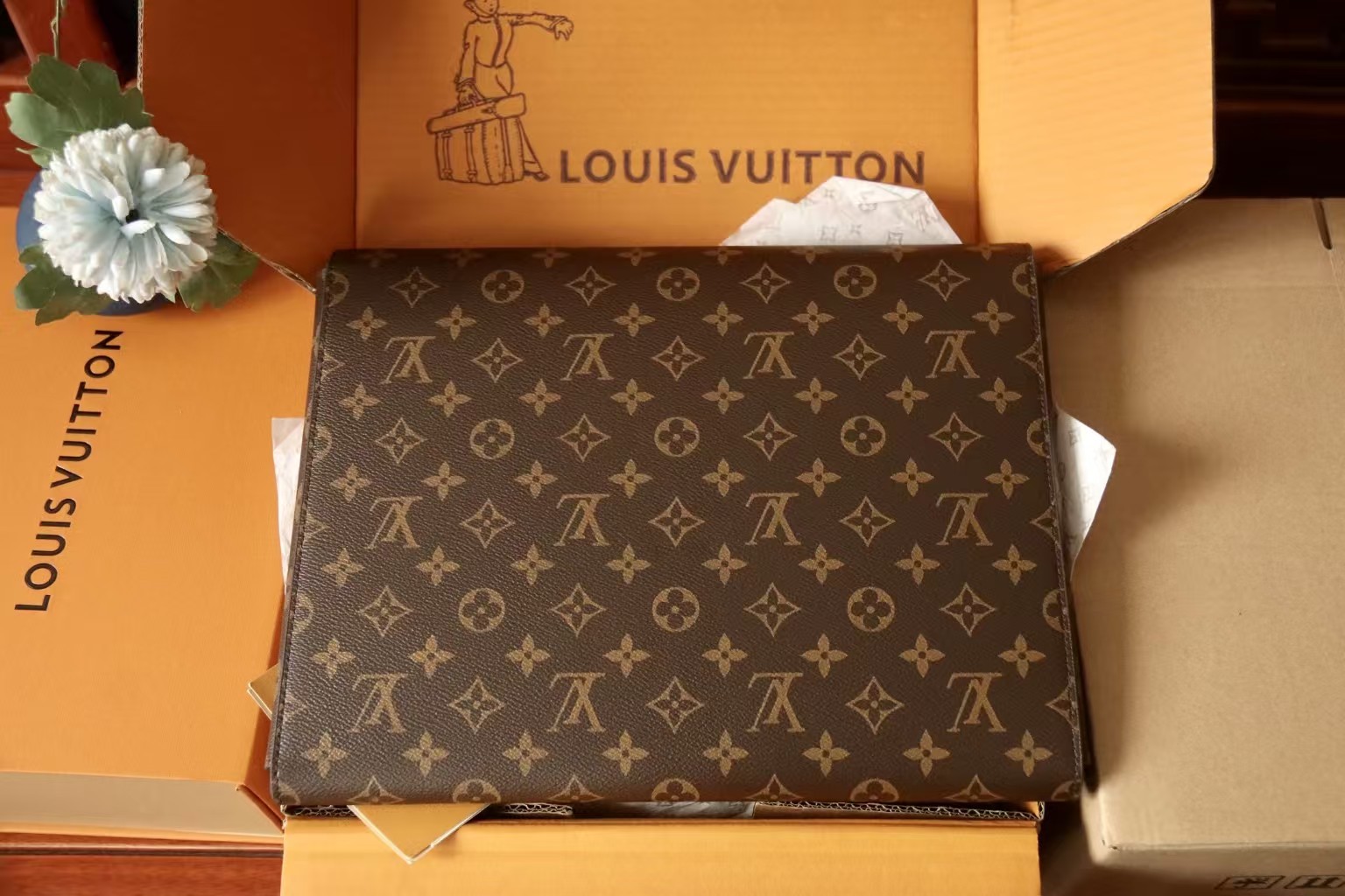 Louis Vuitton Mark Folder Monogram Canvas - Library