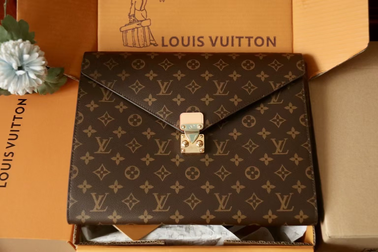 Louis Vuitton Mark Folder Monogram Canvas - Library