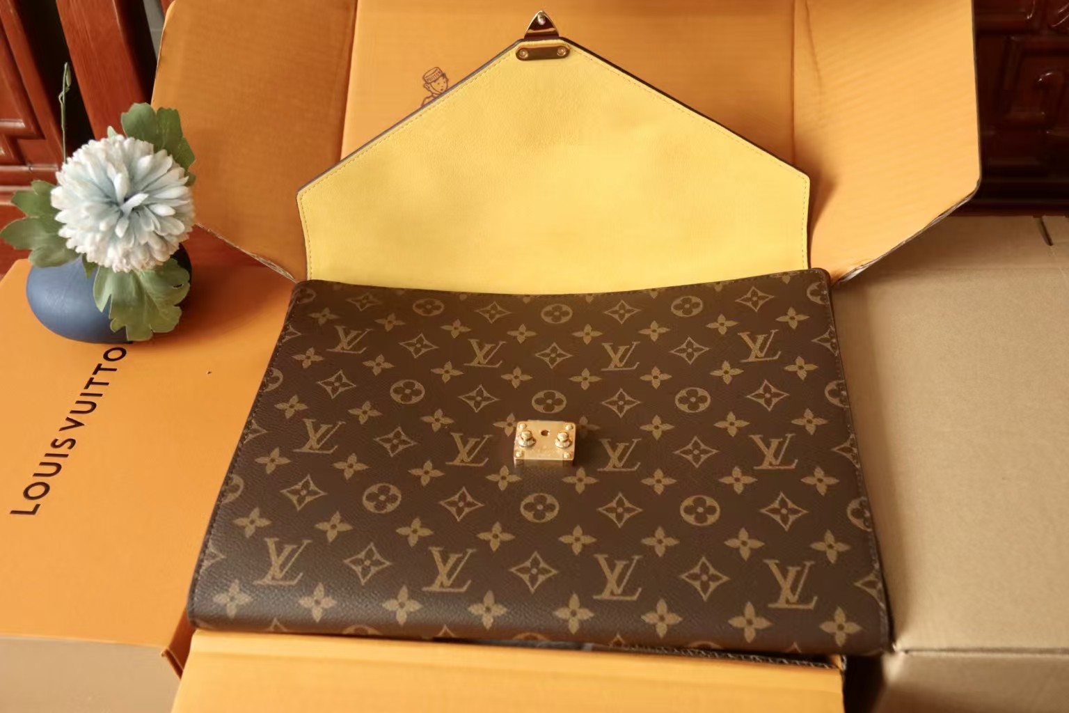 Louis Vuitton Mark Folder Monogram Canvas - Library