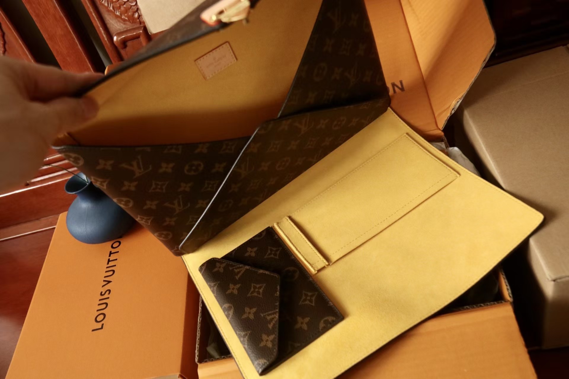 Louis Vuitton Mark Folder Monogram Canvas - Library