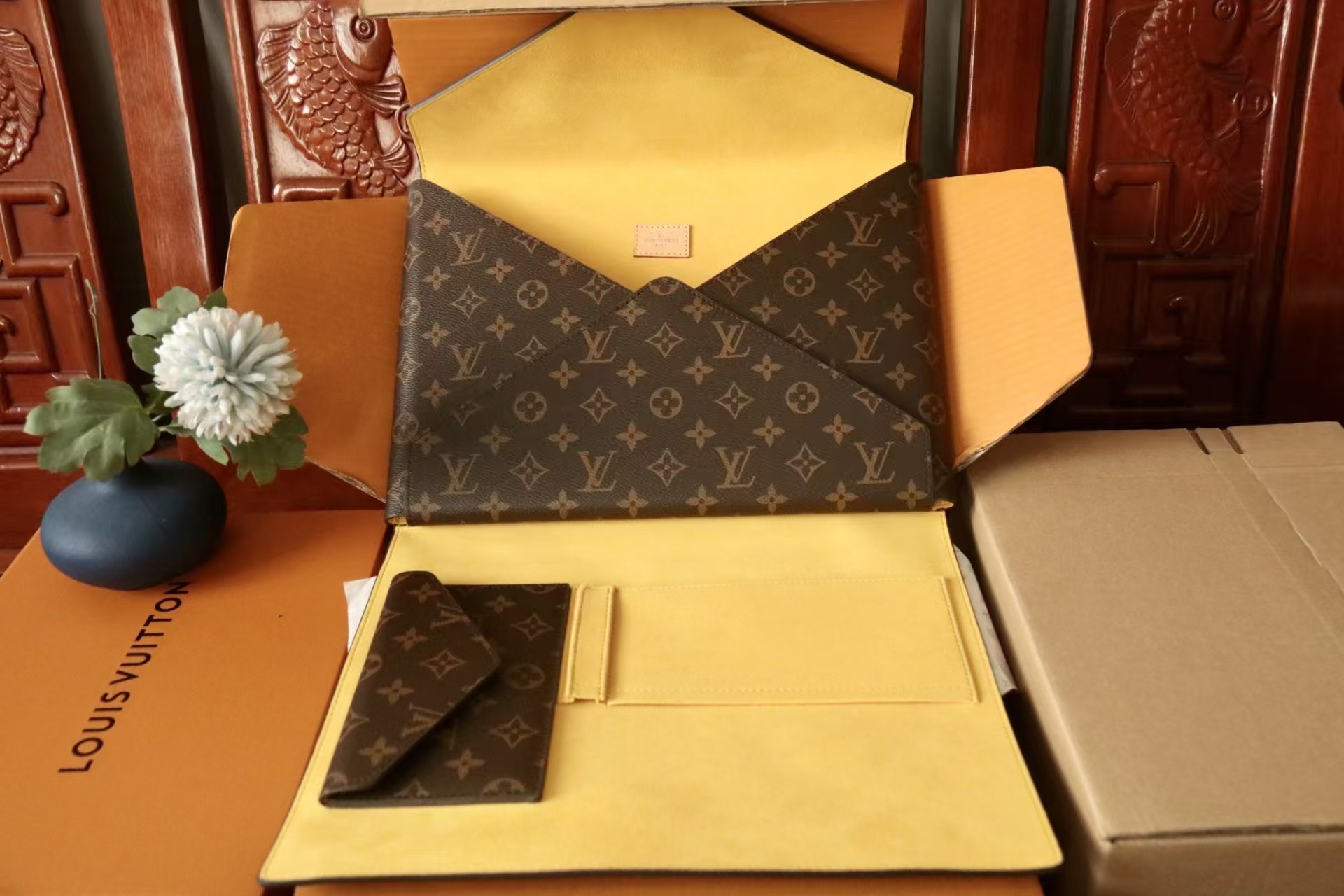 Louis Vuitton Mark Folder Monogram Canvas - Library