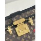 LOUIS VUITTON Petite Malle Monogram Canvas Bag