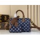 LOUIS VUITTON Speedy P9 Bandoulière 25 Navy Blue