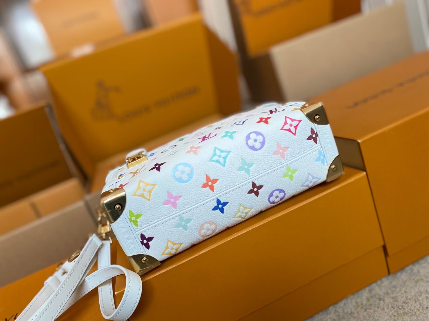 Louis Vuitton x TM Side Trunk MM Bag