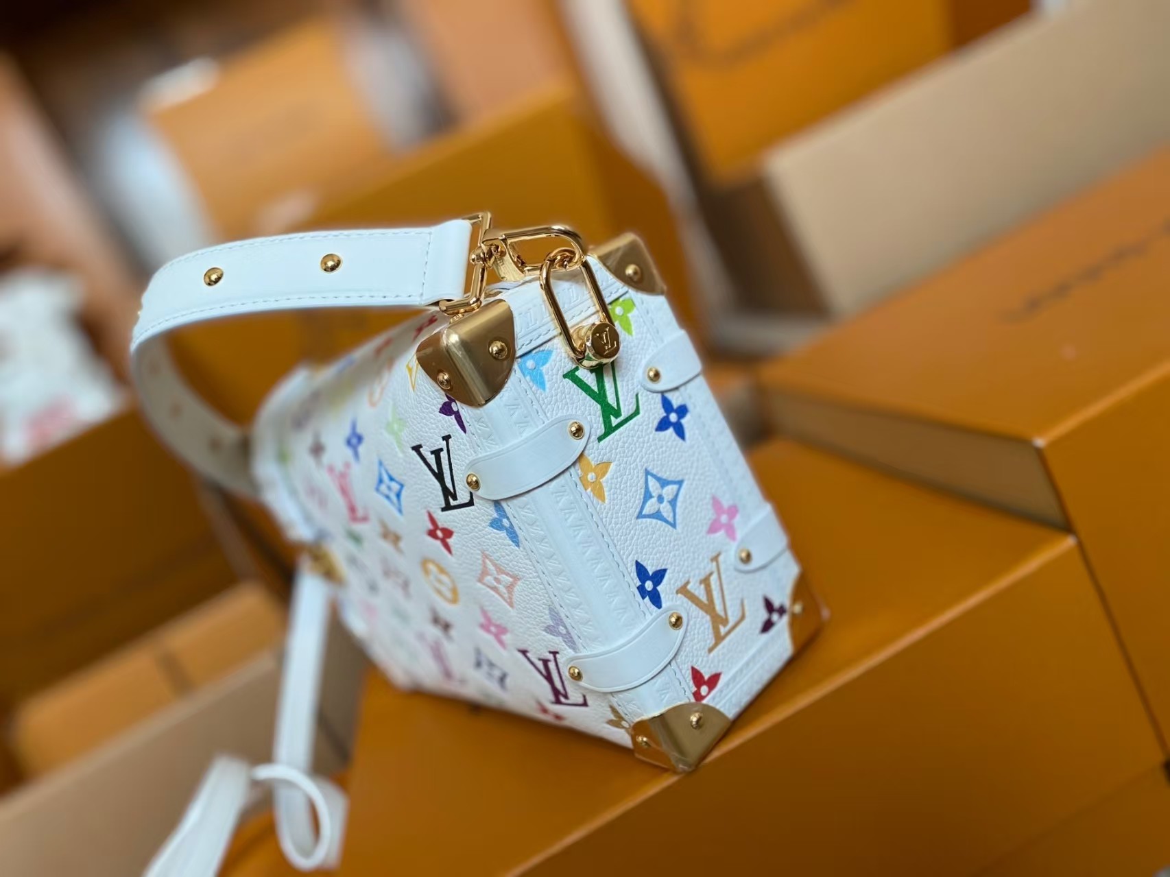 Louis Vuitton x TM Side Trunk MM Bag