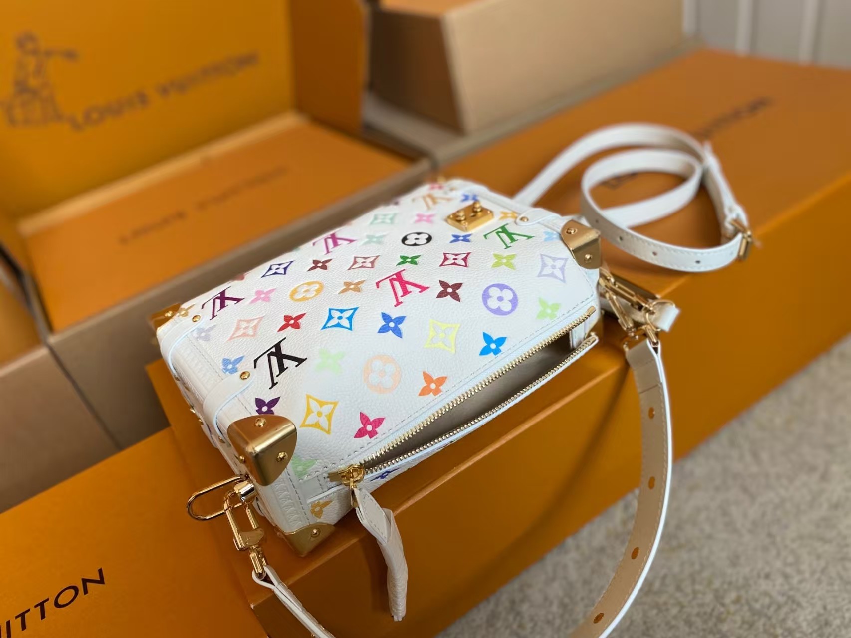 Louis Vuitton x TM Side Trunk MM Bag