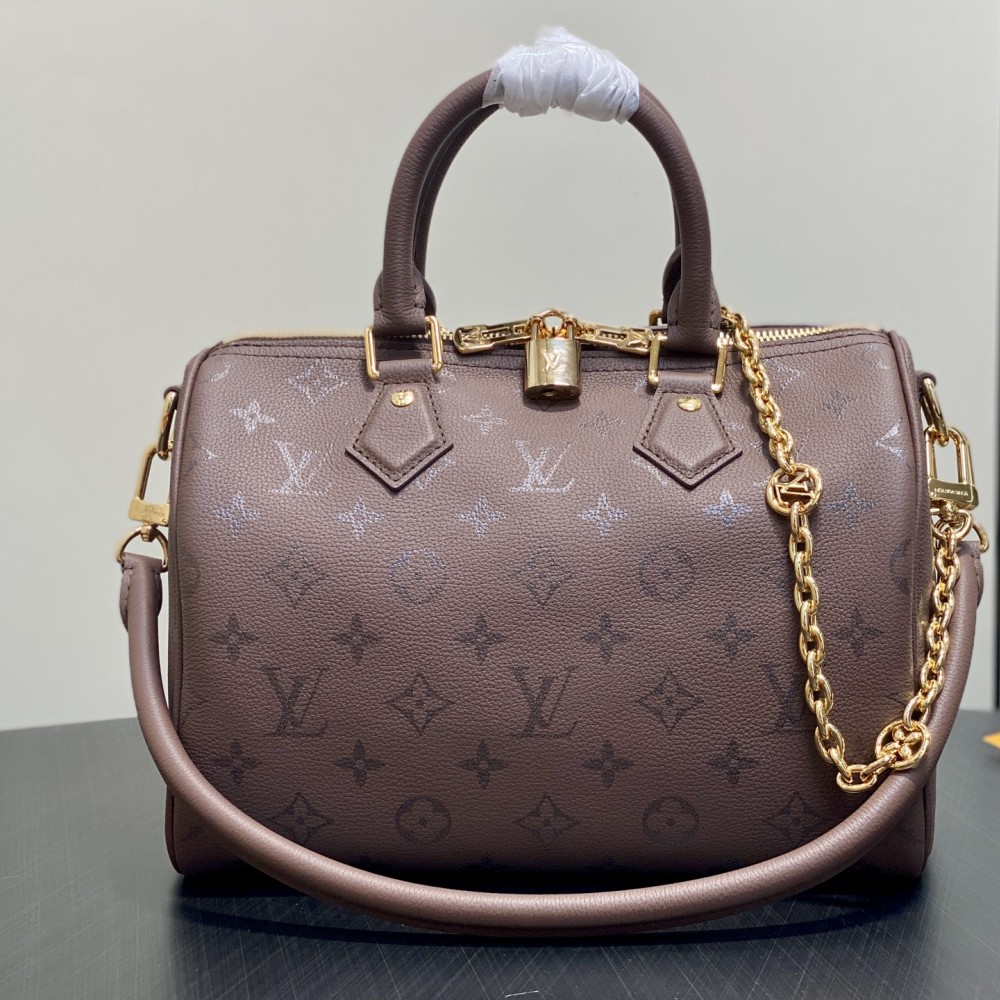 Louis Vuitton Speedy Bandoulière 25 bag in Burgundy