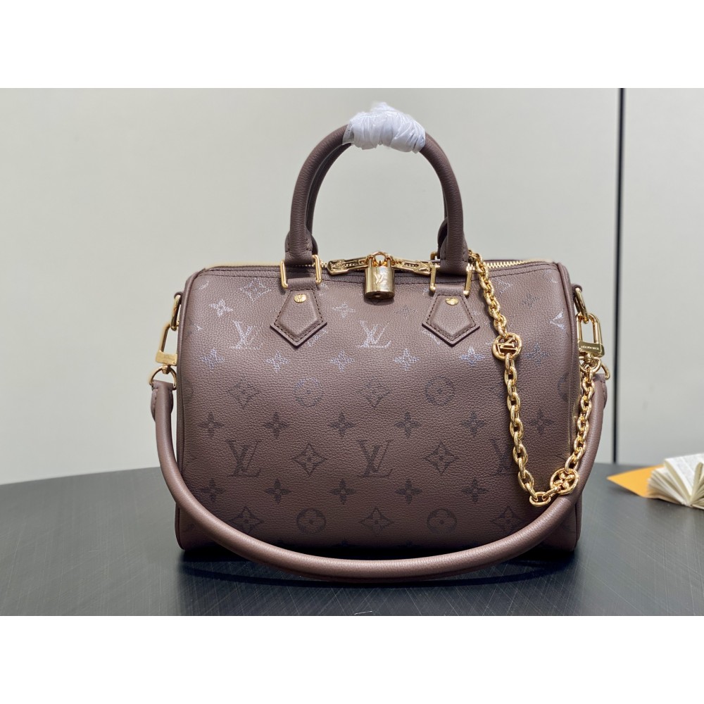 Louis Vuitton Speedy Bandoulière 25 bag in Burgundy