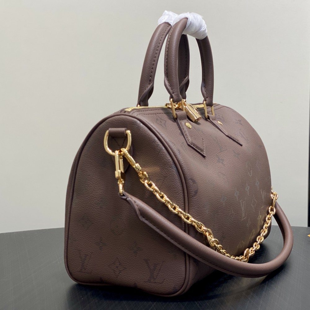 Louis Vuitton Speedy Bandoulière 25 bag in Burgundy