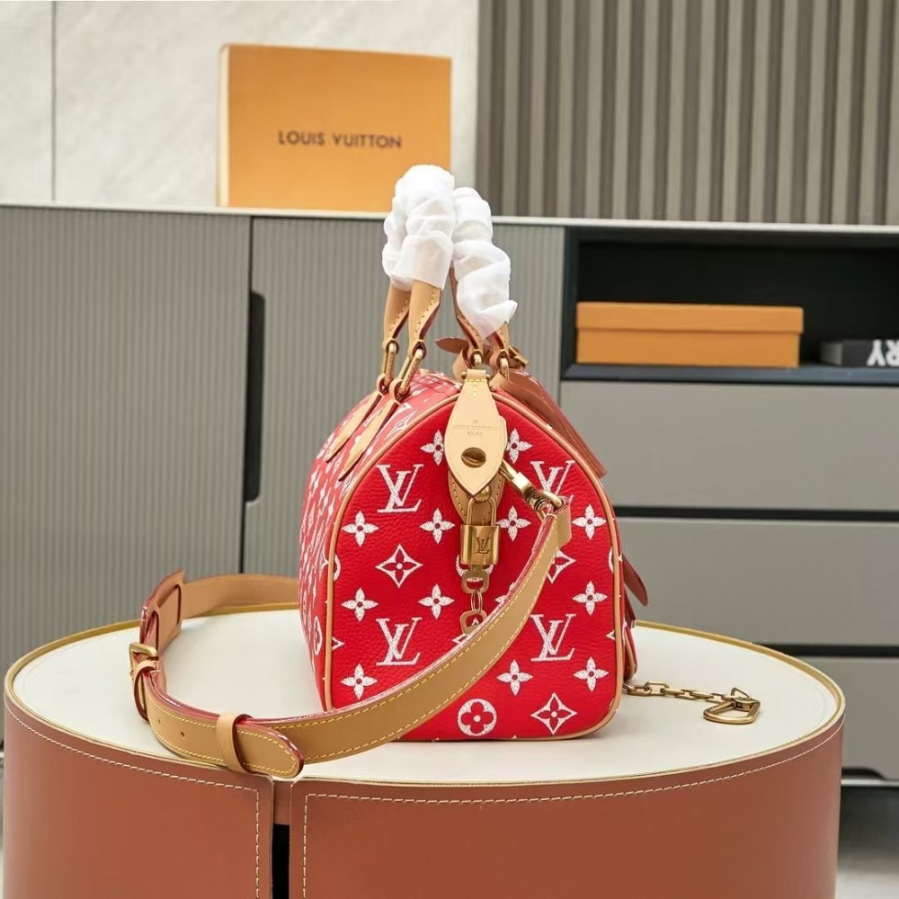 Louis Vuitton Soft Calfskin Monogram Speedy P9 Bandoulière 25