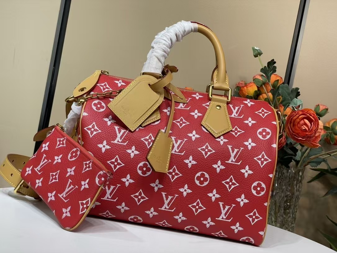 Louis Vuitton Soft Calfskin Monogram Speedy P9 Bandoulière 30