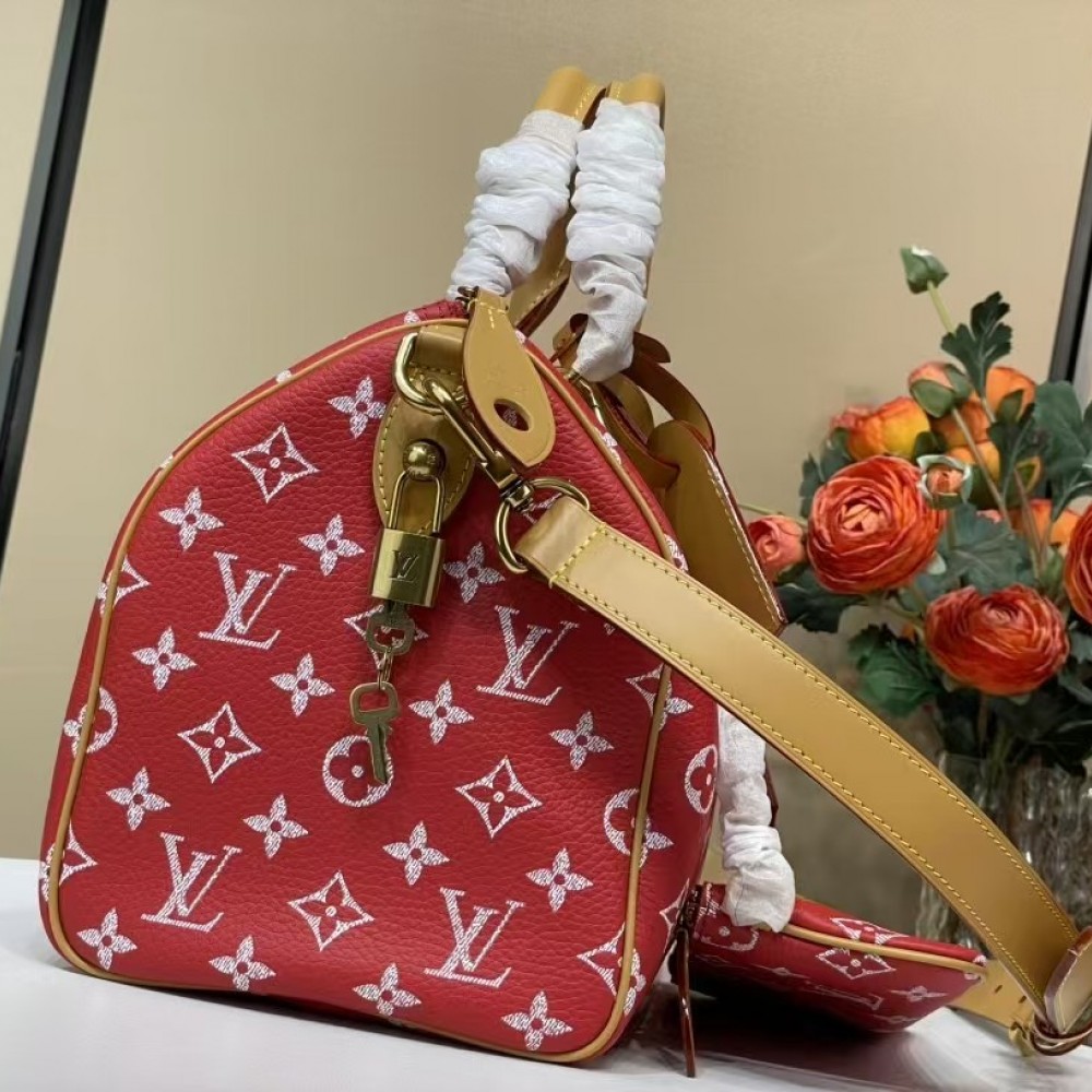 Louis Vuitton Soft Calfskin Monogram Speedy P9 Bandoulière 30