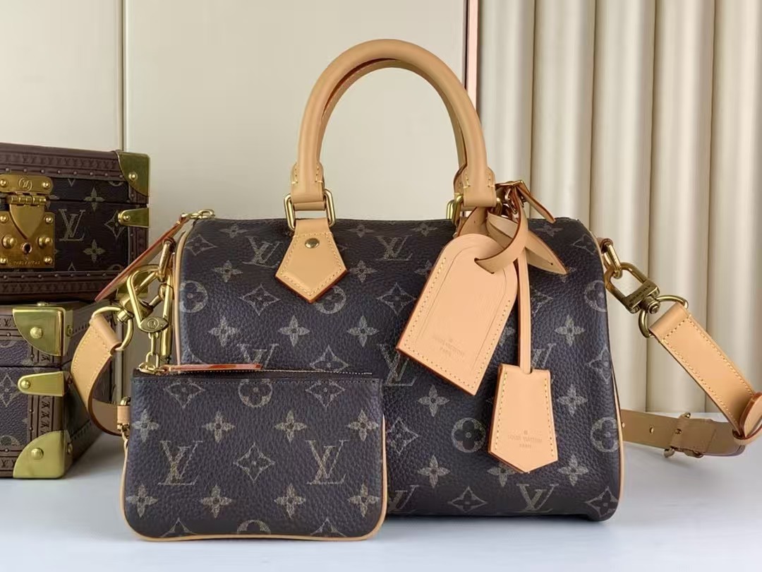 Louis Vuitton Soft Calfskin Monogram Speedy P9 Bandoulière 25