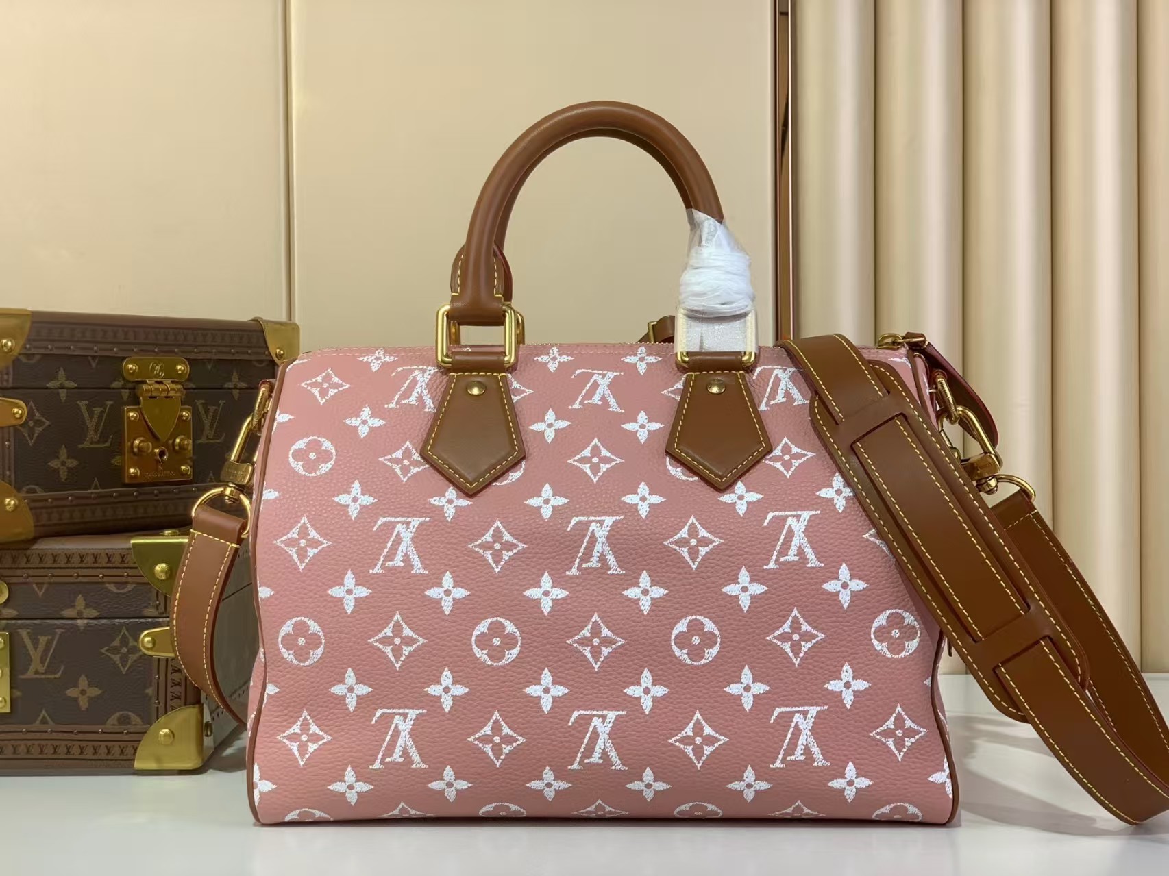 LOUIS VUITTON Speedy P9 Bandoulière 25 Pink
