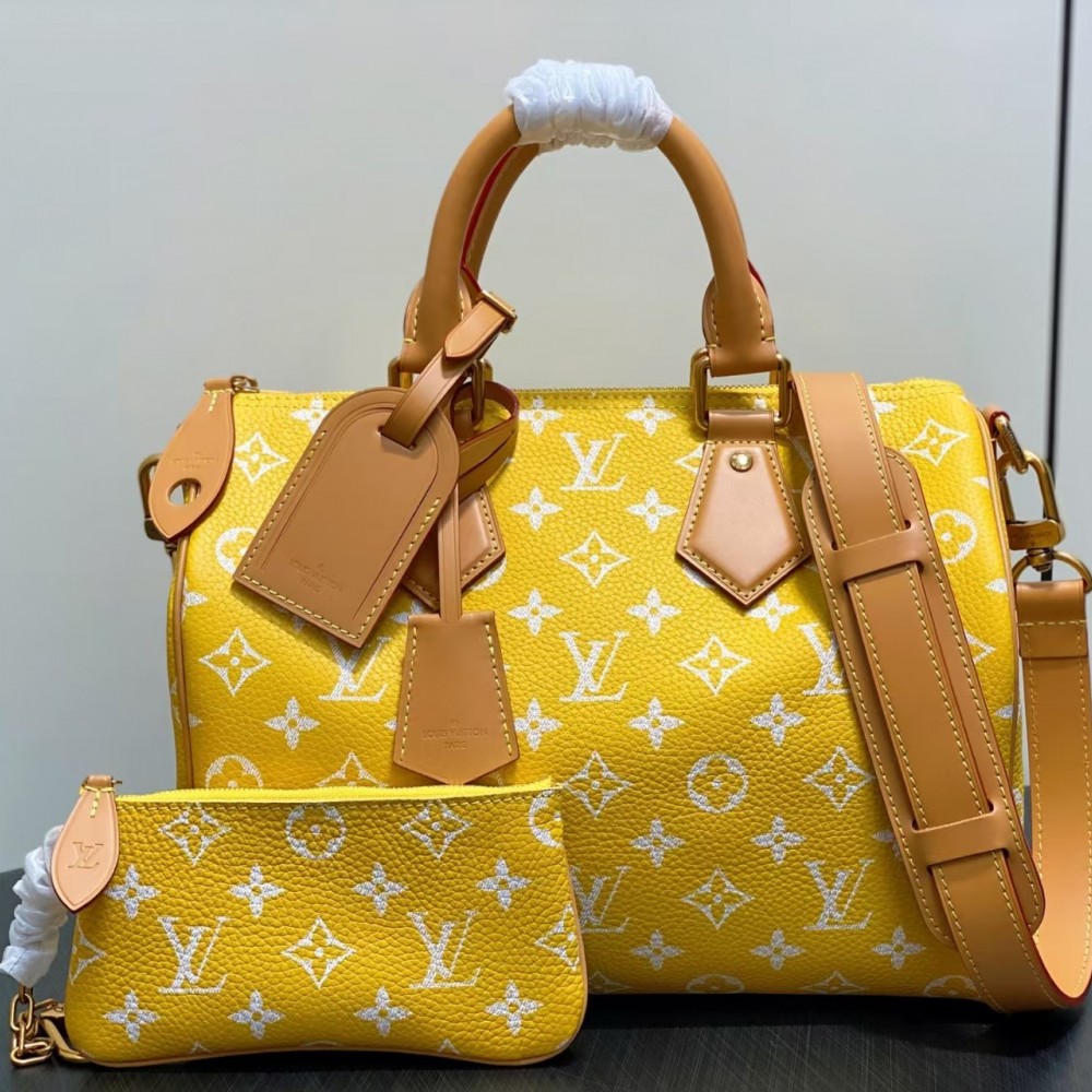 LOUIS VUITTON Speedy P9 Bandoulière 30 Yellow