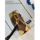 Louis Vuitton Slim Trunk handbag in classic monogram canvas with gold-tone hardware